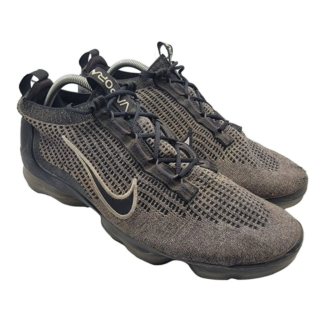 Nike Air Vapormax 2021 FK Flyknit Mens 12 Black White Anthracite Oreo DC9394-001 - Picture 1 of 15